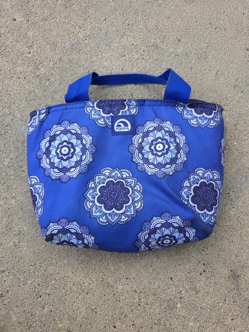 Igloo Blue Floral Insulated Lunch Tote